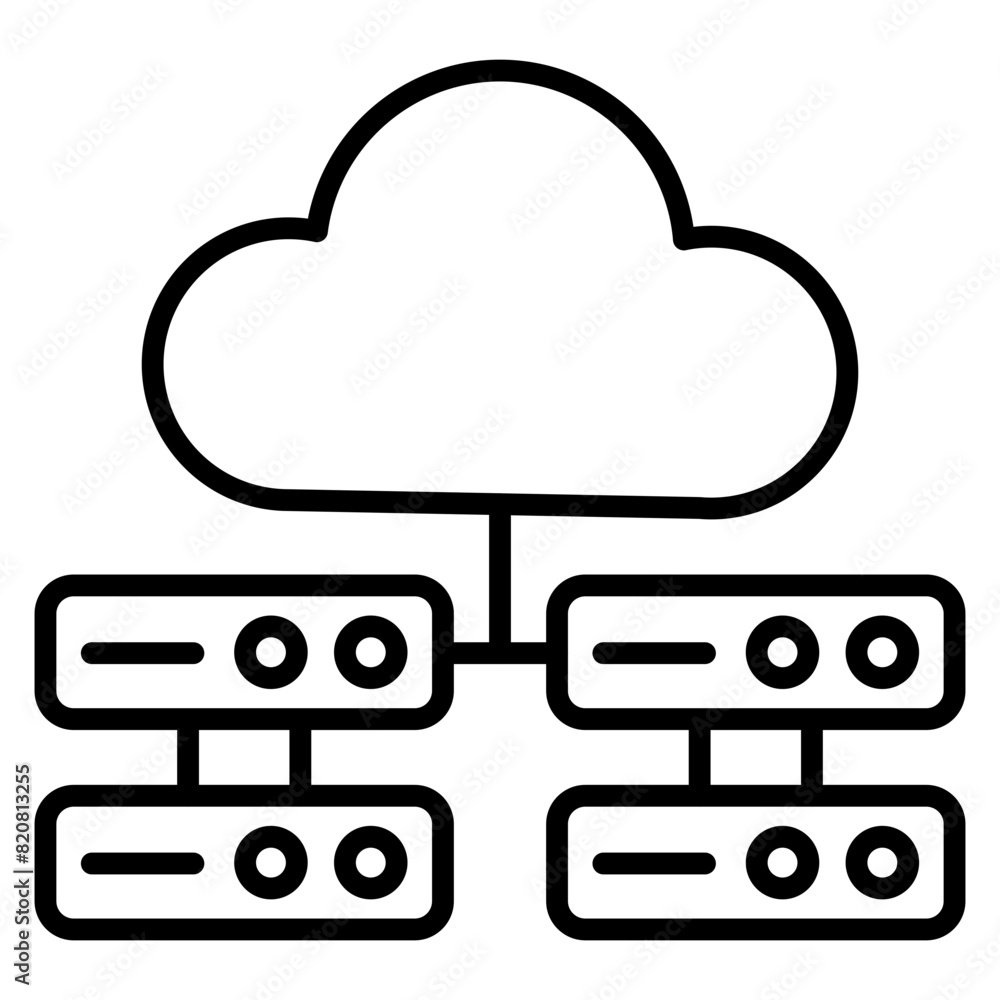 Multiple Servers Icon Multiple Servers Icon