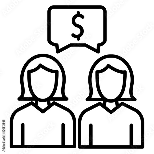 Budget Discussion Icon