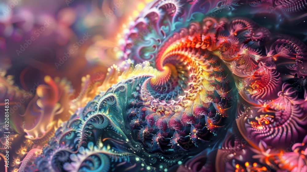 Abstract Fractal Patterns Dance in a Symphony of Code Abstract Fractal Patterns Dance in a Symphony of Code