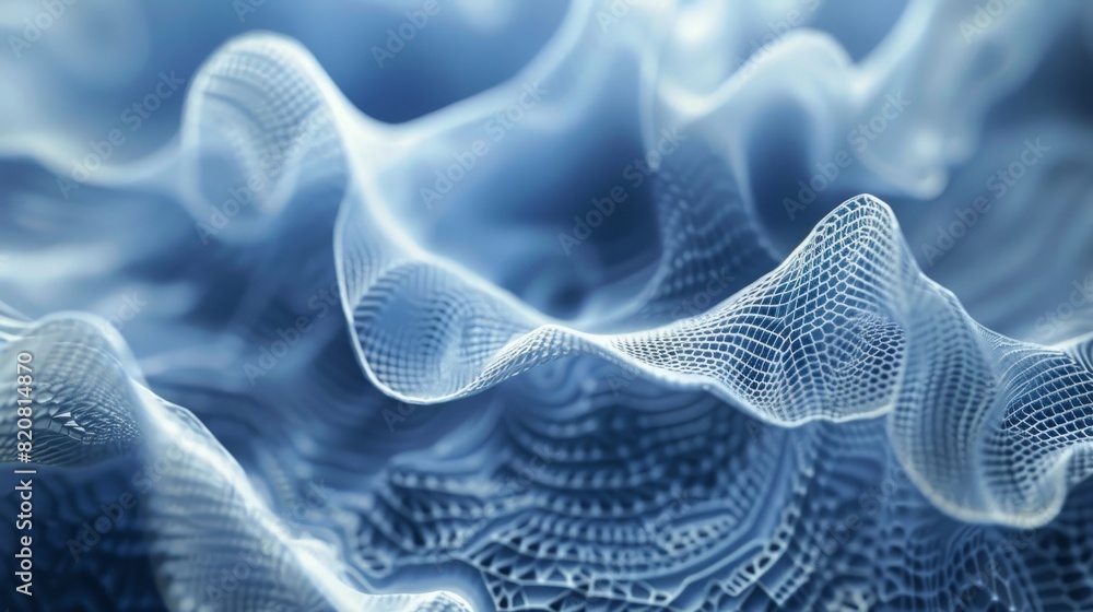 Fototapeta premium Abstract Fractal Patterns Dance in a Symphony of Code