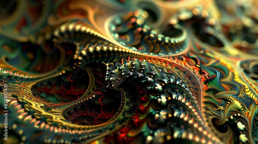 Abstract Fractal Patterns Dance in a Symphony of Code Abstract Fractal Patterns Dance in a Symphony of Code