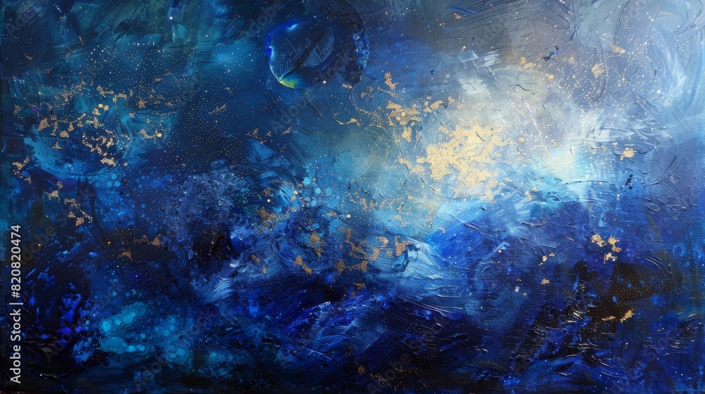 Obraz premium Abstract Constellation of Glitter and Light background