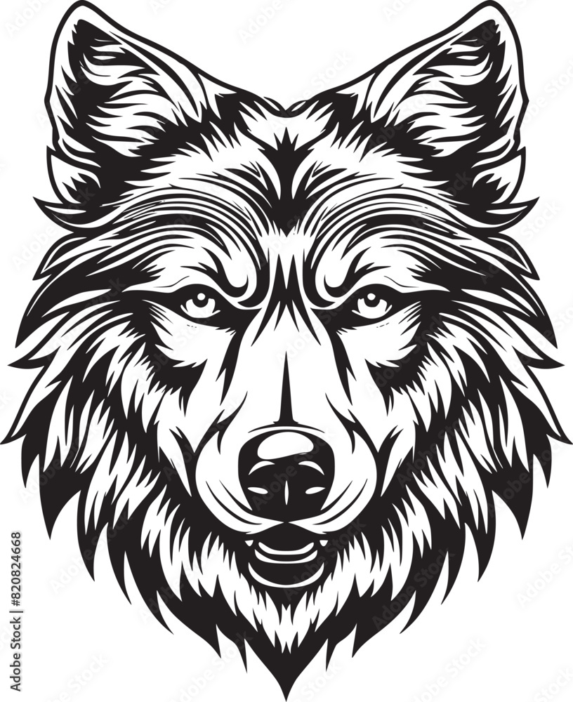 Wolf vector illustration Wolf vector illustration