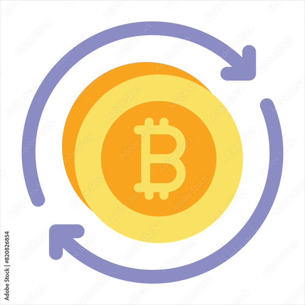 Bitcoin and Cryptocurrency Vector Flat Icons Bitcoin and Cryptocurrency Vector Flat Icons