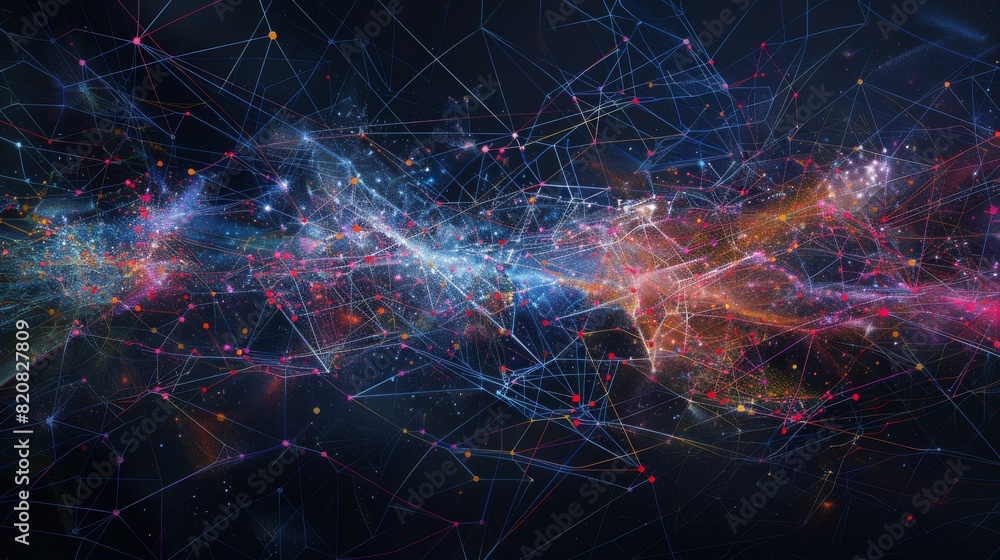 Data Constellation, A Network of Lines Maps the Future of Information Data Constellation, A Network of Lines Maps the Future of Information