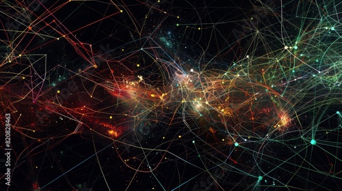 Data Constellation  A Network of Lines Maps the Future of Information