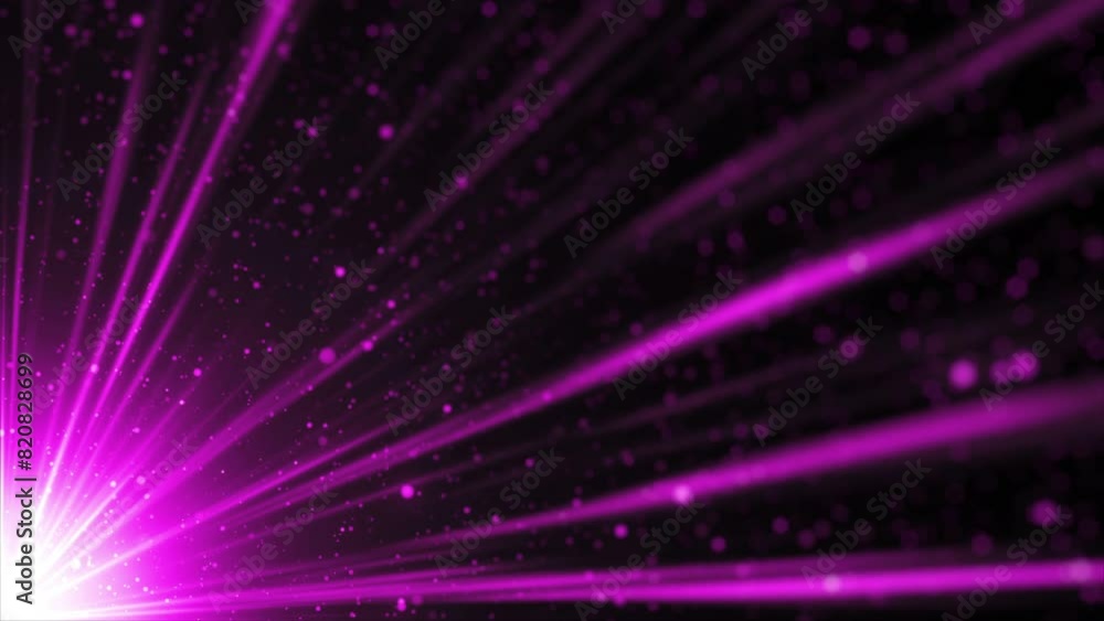Abstract Lens Flare with Particle Loop Background Abstract Lens Flare with Particle Loop Background
