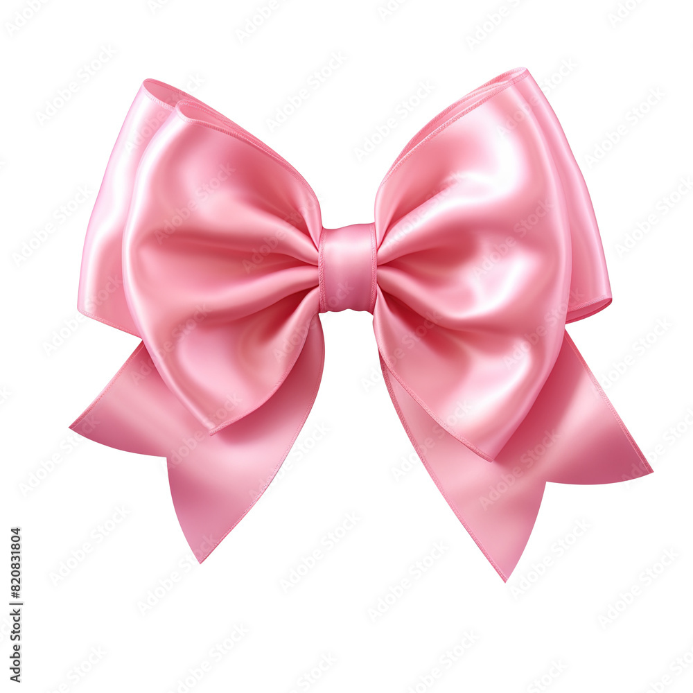 pink bow isolated on white, png pink bow isolated on white, png