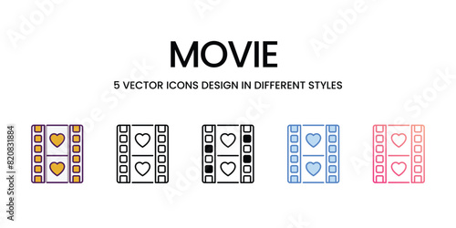 Medal Icons different style vector stock illustration