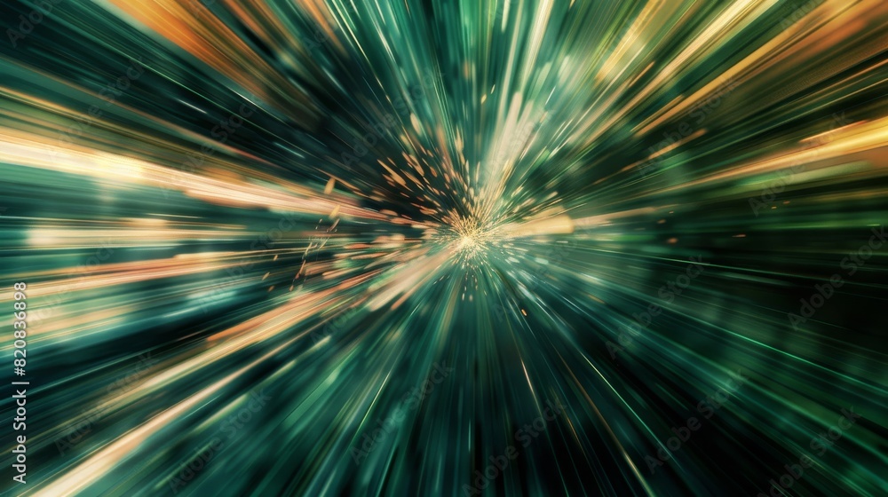 Fototapeta premium Digital Warp, Abstract Lines and Blur Speed Abstract background
