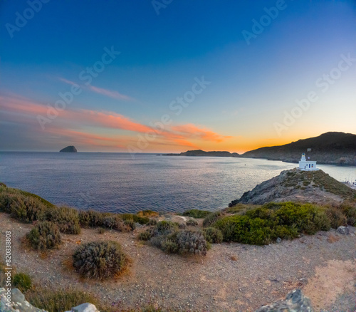 Kapsali village at Kithera island in Greece.