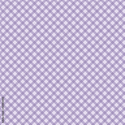 Gingham pattern seamless Plaid repeat purple. Design for print, tartan, gift wrap, textiles, checkered background for tablecloth