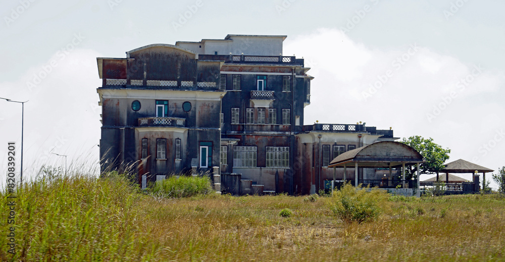old run down and renpovated hotel in bokor hills old run down and renpovated hotel in bokor hills