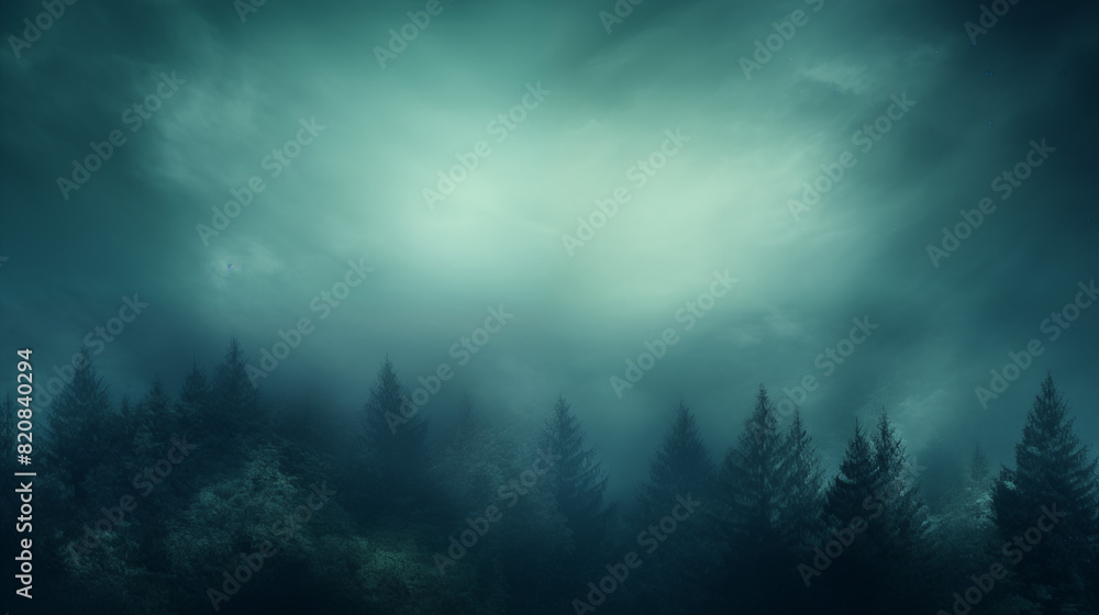 Fototapeta premium Mysterious Misty Pines