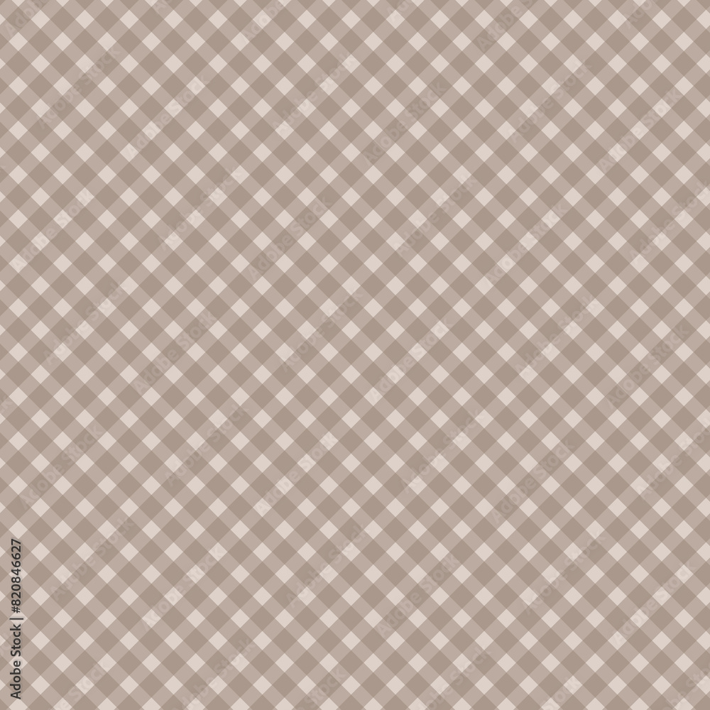 Gingham pattern seamless Plaid repeat in beige and white. Design for print, tartan, gift wrap, textiles, checkered background for tablecloth Gingham pattern seamless Plaid repeat in beige and white. Design for print, tartan, gift wrap, textiles, checkered background for tablecloth