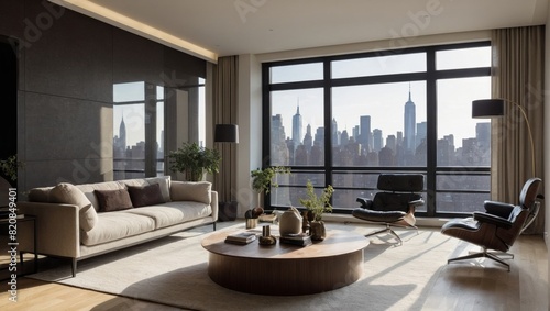 Stylish New York City ApartmentModern Furniture and Chic Design