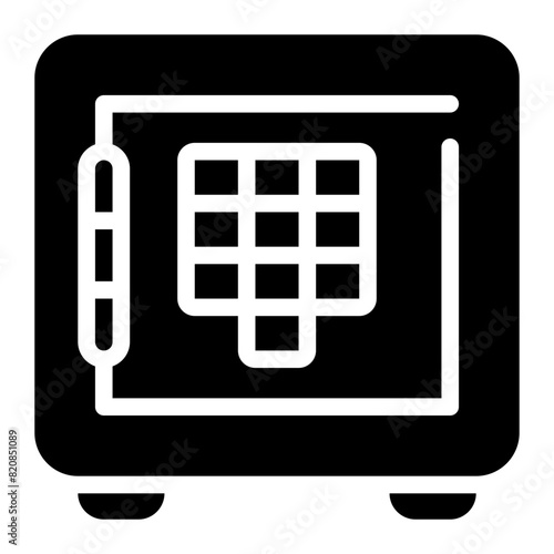 safebox glyph icon