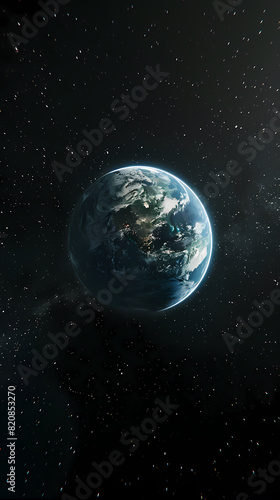 real earth in space