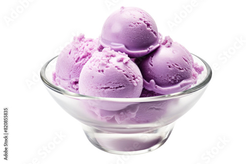 Wallpaper Mural Dreamy Delights: Purple Ice Cream Magic on Transparent PNG Background... Torontodigital.ca