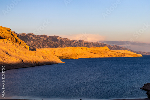 sunset in the mountains