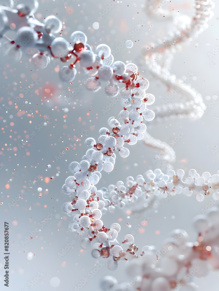 Intricate D Render of Proteins Quaternary Structure Showcasing Dynamic Molecular Interactions in a Intricate D Render of Proteins Quaternary Structure Showcasing Dynamic Molecular Interactions in a