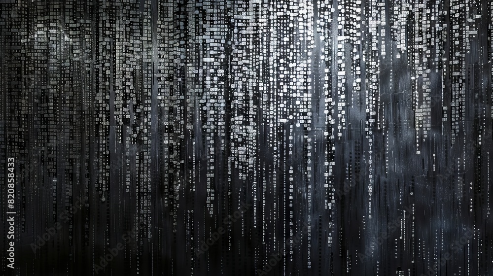 Obraz premium Intricate Designs Woven from Binary Code