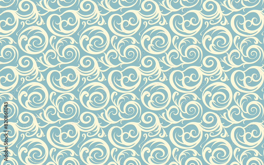 Abstract blue and white swirl pattern Abstract blue and white swirl pattern