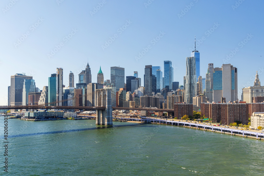 Naklejka premium New York City skyline