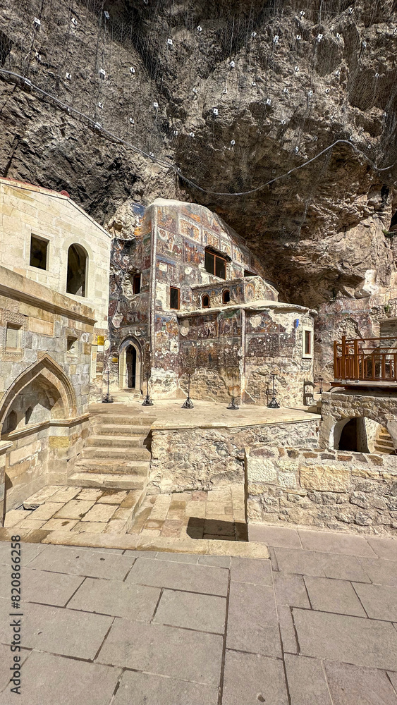 Structures and nature around Trabzon Sumela Monastery