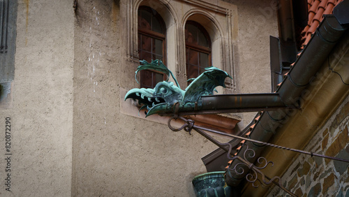 Obraz na płótnie gargoyle castle bouzov