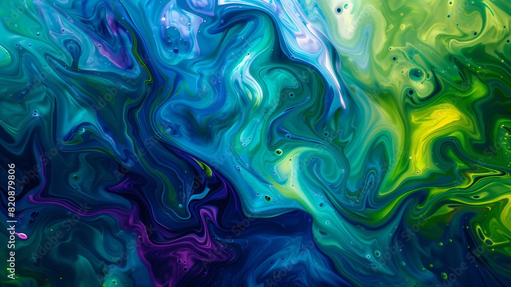 Dynamic Swirls of Cocktail Colors in a Vibrant Fluid Art Abstract Composition Dynamic Swirls of Cocktail Colors in a Vibrant Fluid Art Abstract Composition