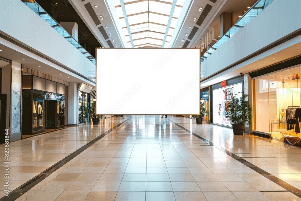 Mockup Vertical Empty Signboard for Advertising in Shopping Mall - Commercial Floor Display. Beautiful simple AI generated image in 4K, unique. Mockup Vertical Empty Signboard for Advertising in Shopping Mall - Commercial Floor Display. Beautiful simple AI generated image in 4K, unique.