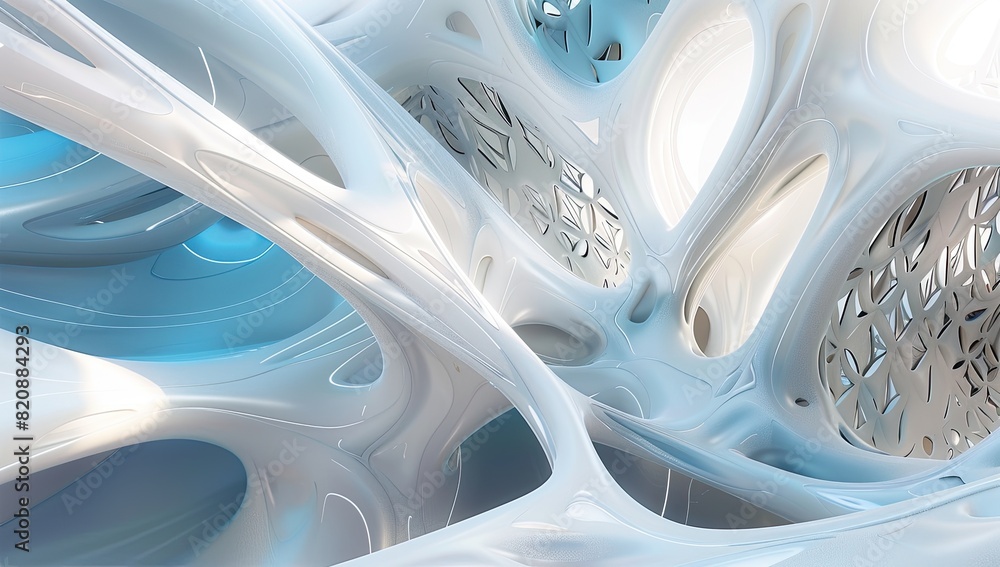 Abstract Metallic Texture in Futuristic Architecture Abstract Metallic Texture in Futuristic Architecture