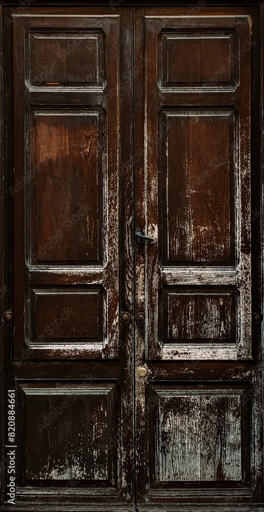 old brown wooden door texture