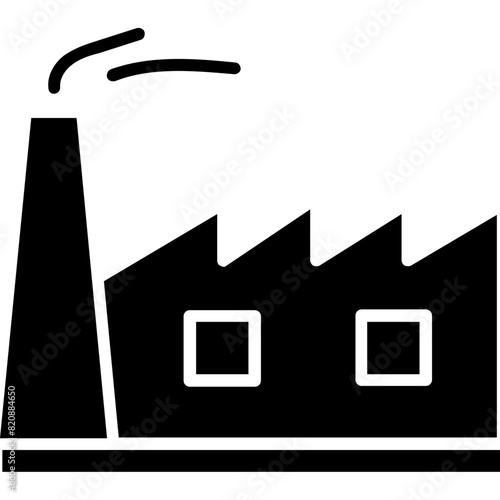 Factory Icon  Glyph Icon