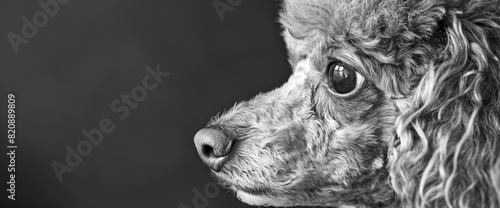 In The Annals Of History, A Miniature Poodle From The Year 1975 Emerges As A Timeless Icon Of Canine Elegance And Refinement, Standard Picture Mode