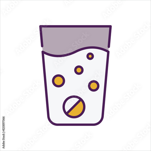 Effervescent vector icon
