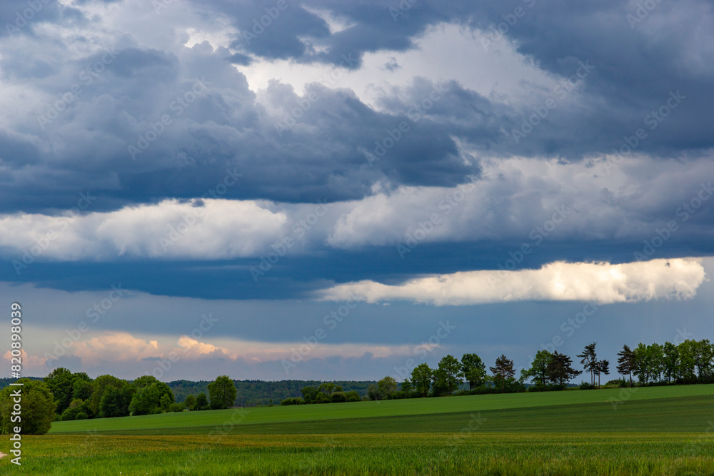 Storm is coming. Summer landscape with thunderclouds. Storm is coming. Summer landscape with thunderclouds.