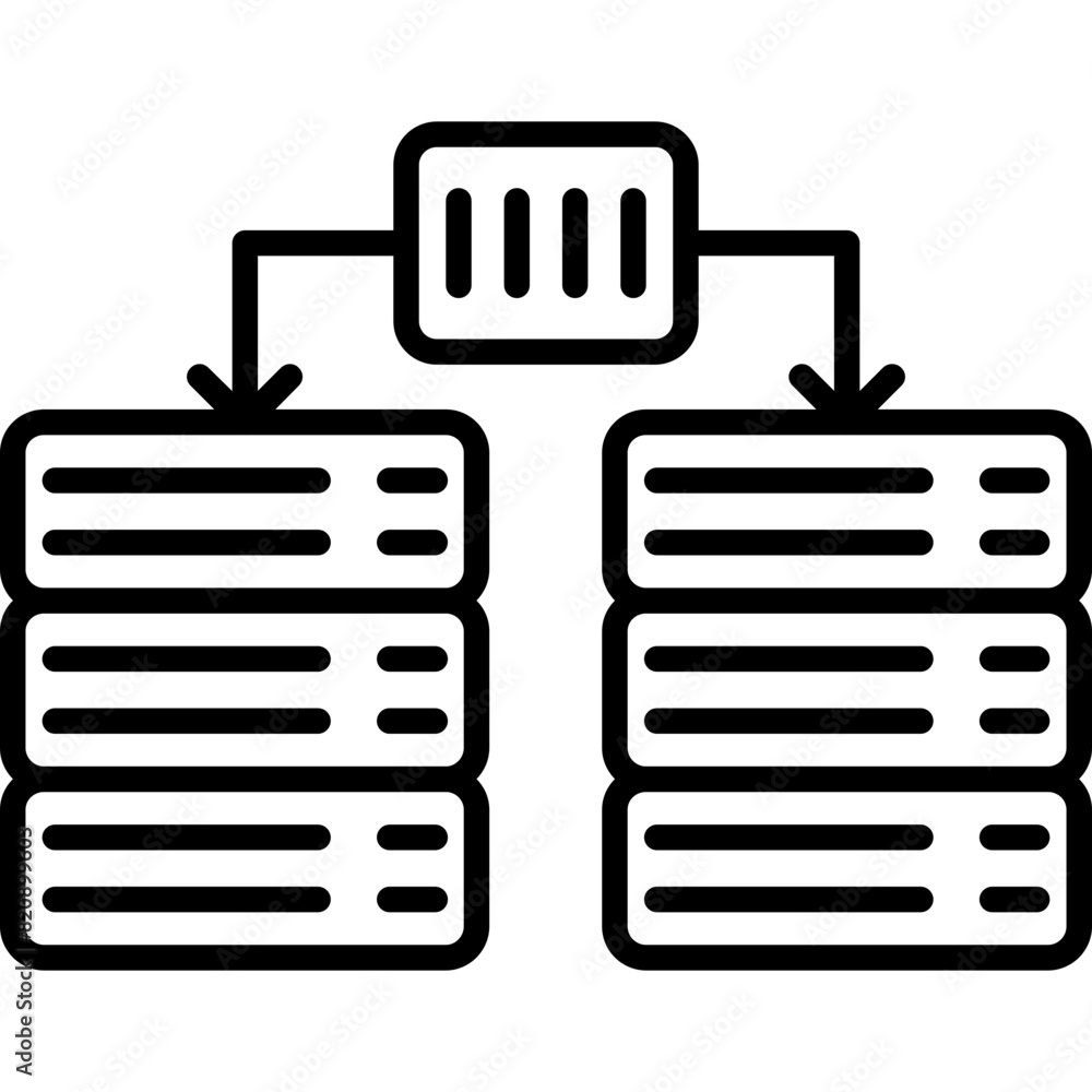 Data Migration Icon Data Migration Icon