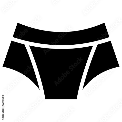 underpants solid icon