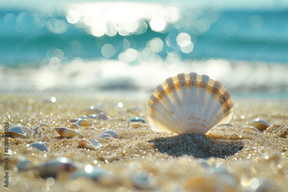 Beach Accessories On Blue Plank - Summer Holiday Banner. Beautiful simple AI generated image in 4K, unique. Beach Accessories On Blue Plank - Summer Holiday Banner. Beautiful simple AI generated image in 4K, unique.