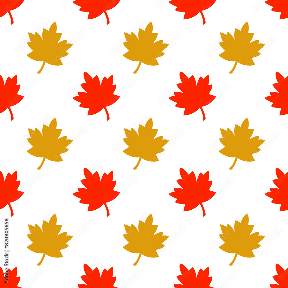 seamless pattern with autumn leaves seamless pattern with autumn leaves
