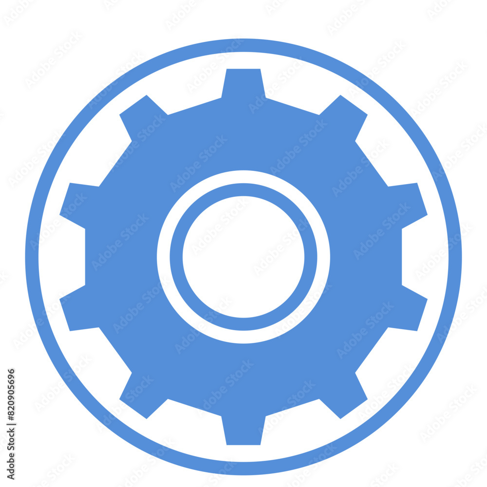 gears and cogs flat icon