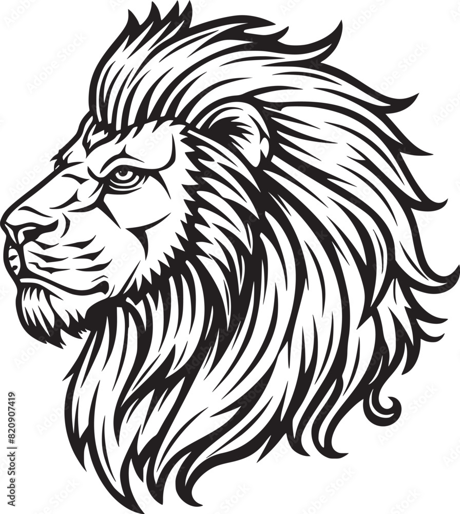 Fototapeta premium Lion Head