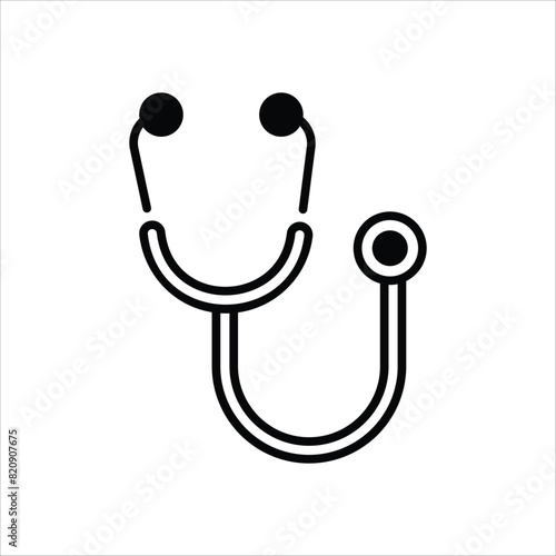 Stethoscope vector icon