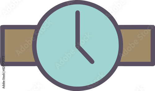 clock icon. suitable for temporary applications or programs