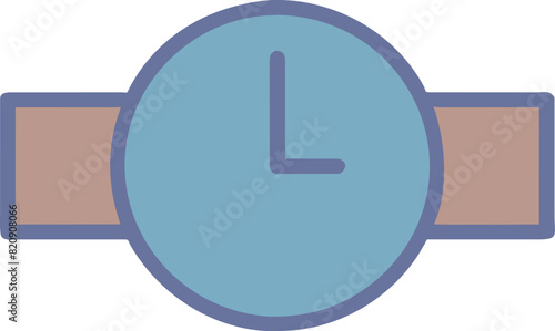 clock icon. suitable for temporary applications or programs