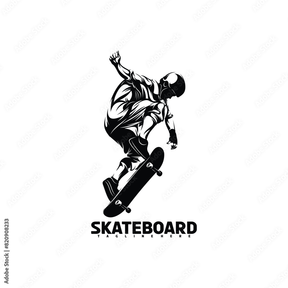Skateboarding player vector illustration design. silhouette skateboard abstract Skateboarding player vector illustration design. silhouette skateboard abstract