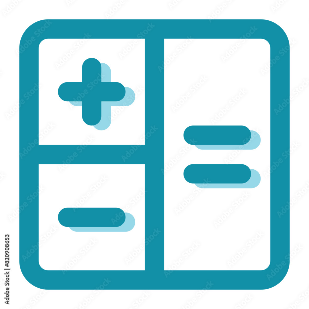 calculate icon for illustration calculate icon for illustration