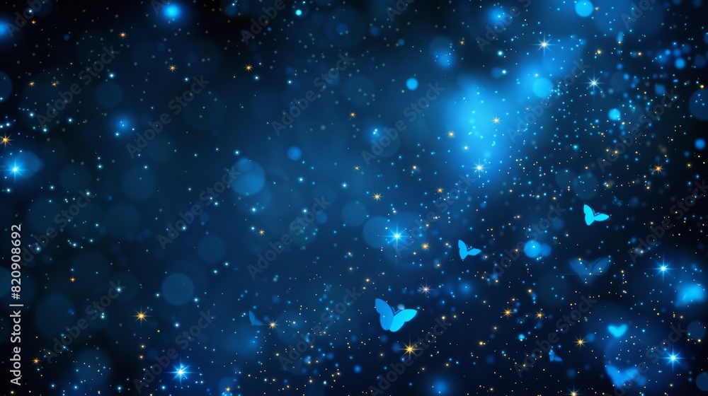 Modern realistic illustration of abstract neon lights sparkling, magic dust particles texture, mysterious stars shimmering in space galaxy. Modern realistic illustration of abstract neon lights sparkling, magic dust particles texture, mysterious stars shimmering in space galaxy.